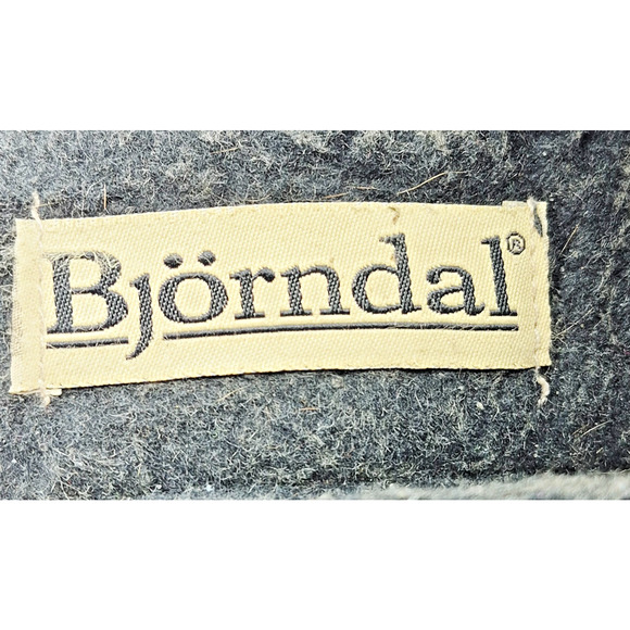 Bjorndal Women's Clogs Shoes Wedge Mules Sygma Black Leather Platform Size 7 M - Picture 9 of 10